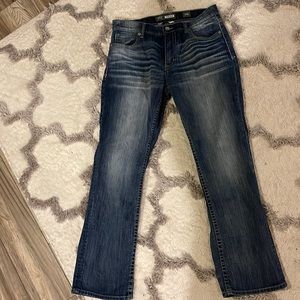 BKE mens jeans 33R with original hem